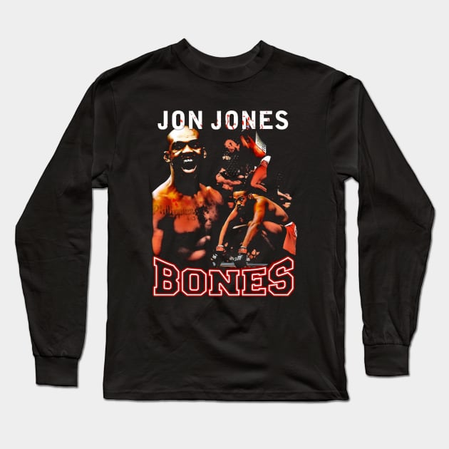 Jon Jones Unleashed Long Sleeve T-Shirt by shieldjohan